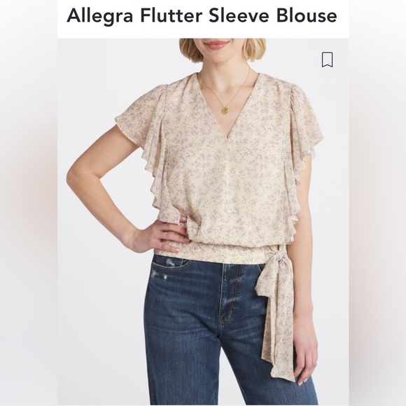 Flutter sleeve blouse size XL - Picture 5 of 5